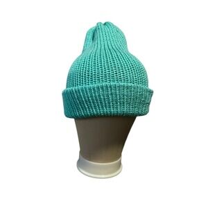 NEW knitted handmade beanie hat adult one size teen men women double layer thick